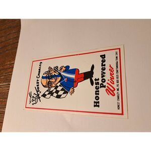 Vintage Original 60s 70s Honest Charley Chattanooga Rat Rod Race Decal Sticker #